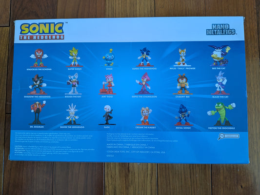 Sonic The Hedgehog Nano MetalFigs Series 1 Metal Die Cast 18 Figures Jada