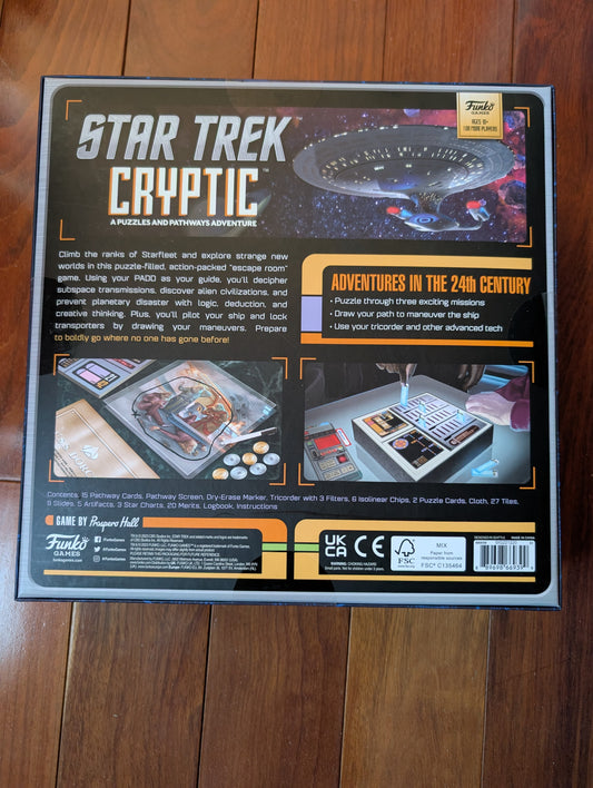 Funko Star Trek Cryptic - A Puzzles and Pathways Adventure for 1 or More Players Ages 10 and Up