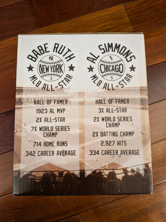 Babe Ruth Al Simmons Figurine Chicago White Sox SGA 08/30/2025