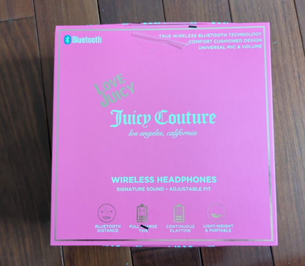 Juicy Couture Bluetooth Crown Headphones Rose Gold NEW IN BOX