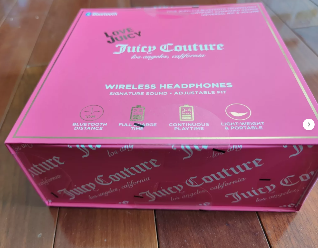 Juicy Couture Bluetooth Crown Headphones Rose Gold NEW IN BOX