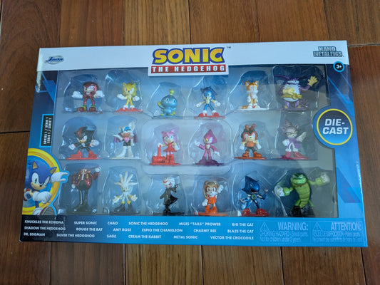 Sonic The Hedgehog Nano MetalFigs Series 1 Metal Die Cast 18 Figures Jada
