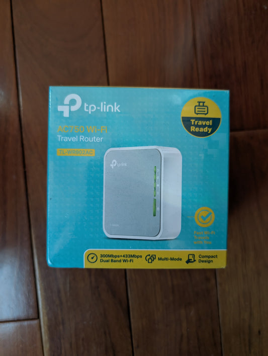 TP-Link TL-WR902AC AC750 Wireless Dual-Band Travel Router