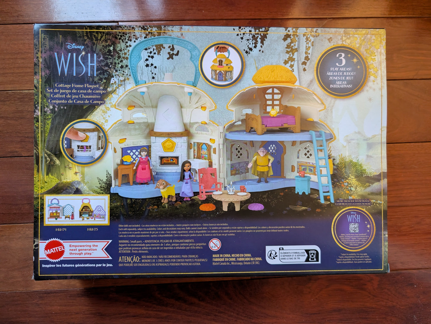 Disney’s Wish Cottage Home Playset with Asha of Rosas Mini Doll, Star Figure & 15+ Accessories