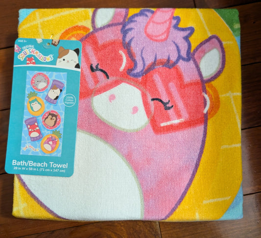 Squishmallows Bath/Beach Towel