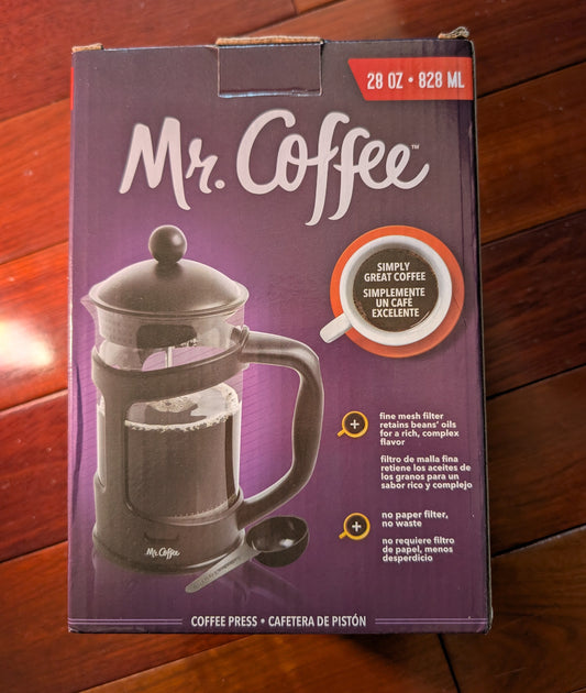 Mr. Coffee French Coffee Press 28 oz. w/mesh filter