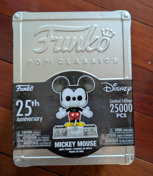 Funko Pop! Classics Mickey Mouse 25th Anniversary Tin