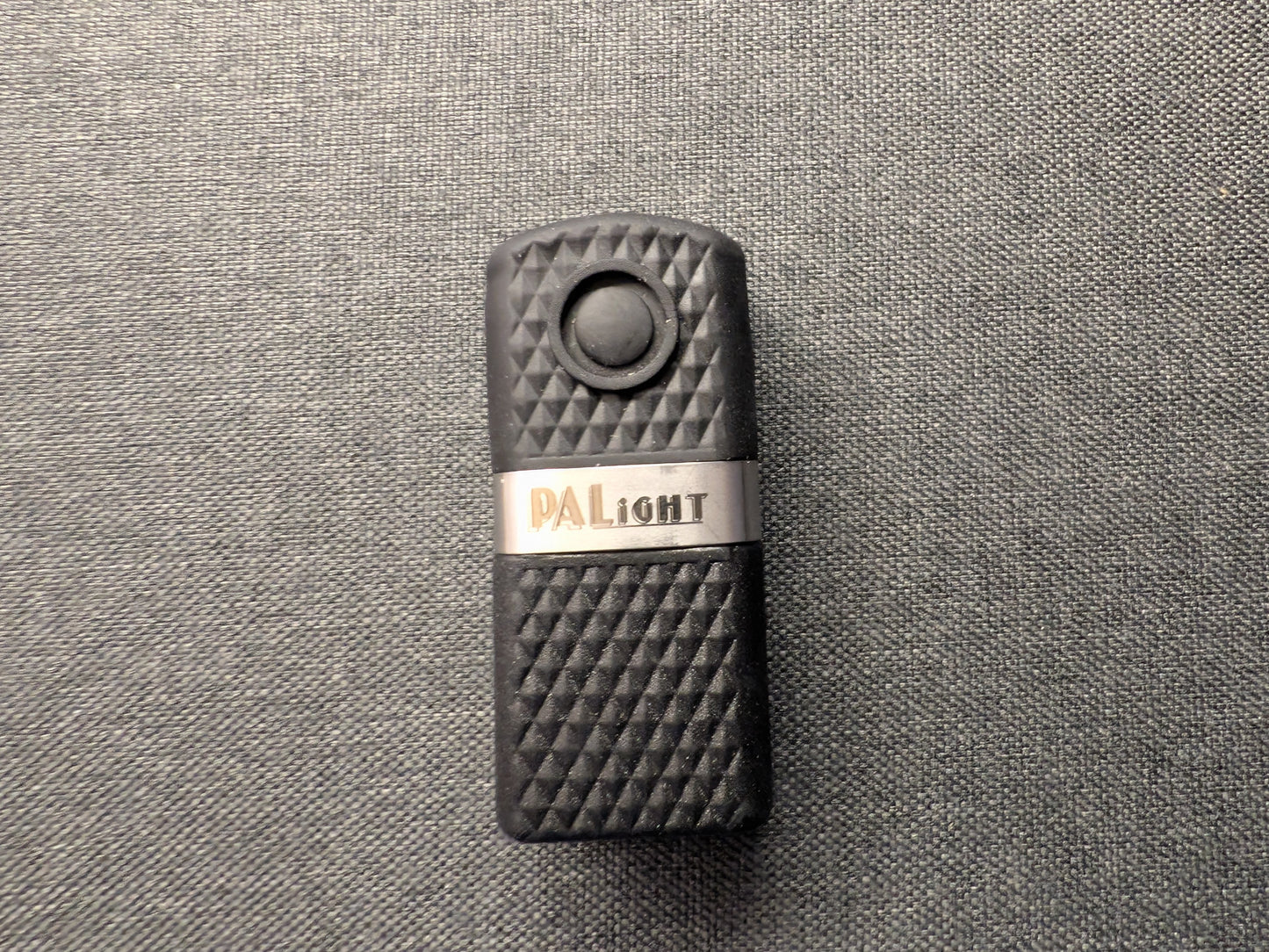 PALight Survival PLUS 9V Battery LED Flashlight - Red LED - Black Body/Silver Trim - 4 Light Levels