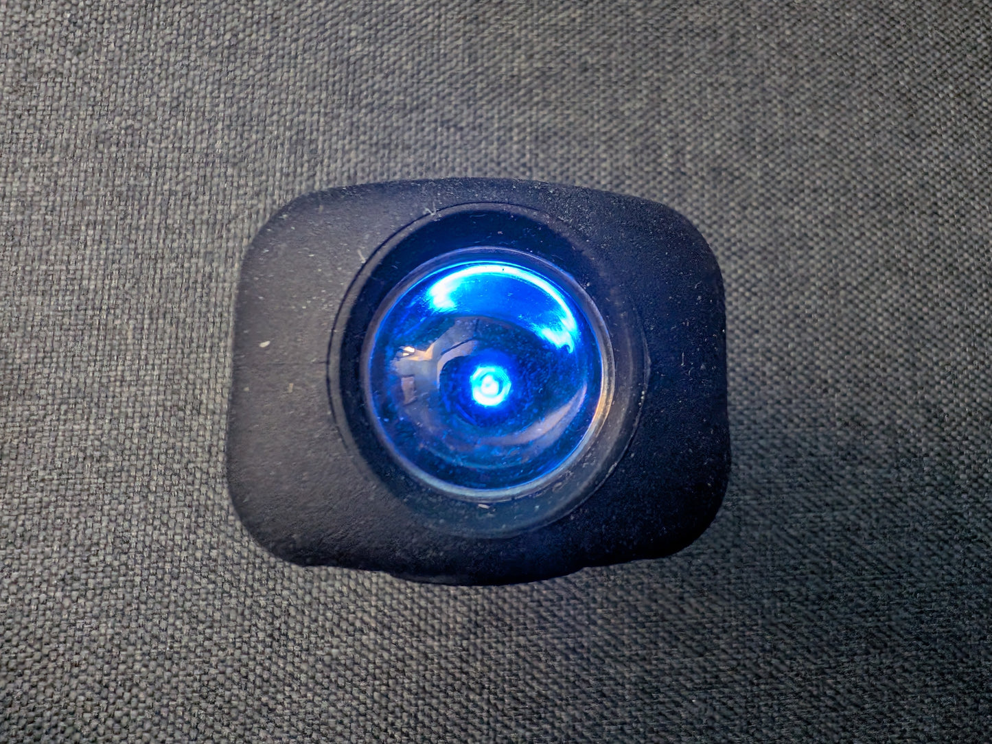 PALight Survival PLUS 9V Battery LED Flashlight - Blue LED - Black Body/Silver Trim - 4 Light Levels