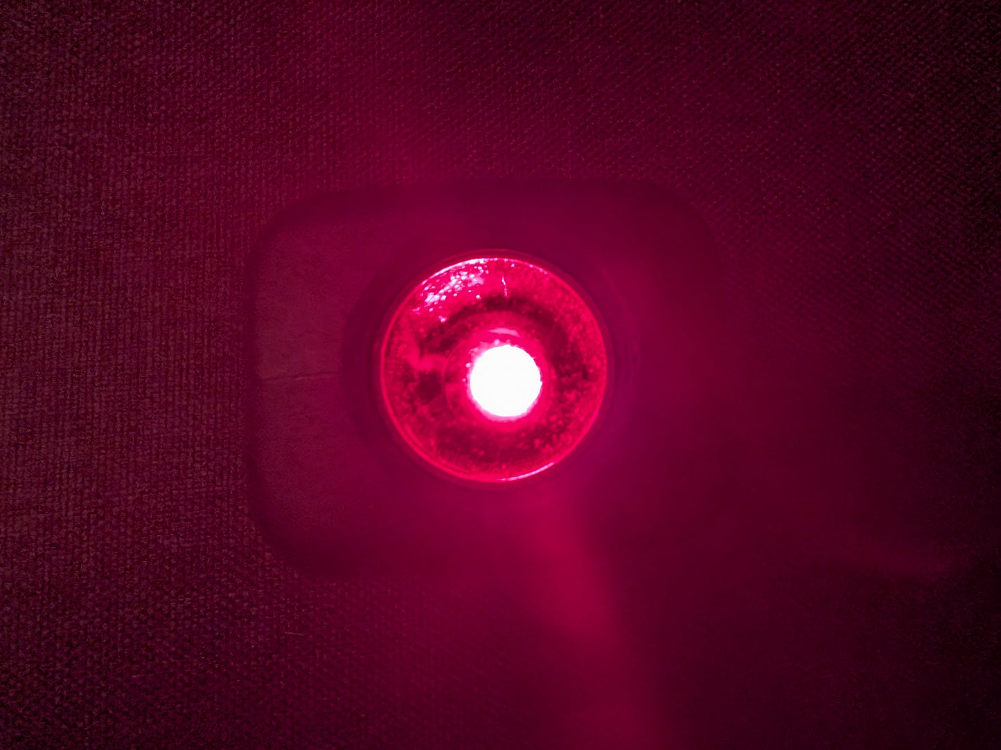 PALight Survival PLUS 9V Battery LED Flashlight - Red LED - Black Body/Silver Trim - 4 Light Levels