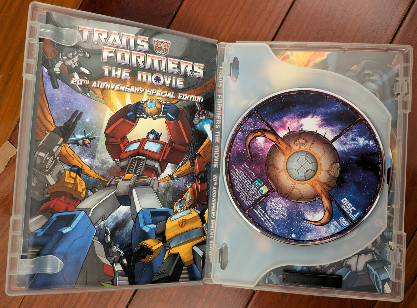 Transformers: The Movie DVD 20th Anniversary Special Edition