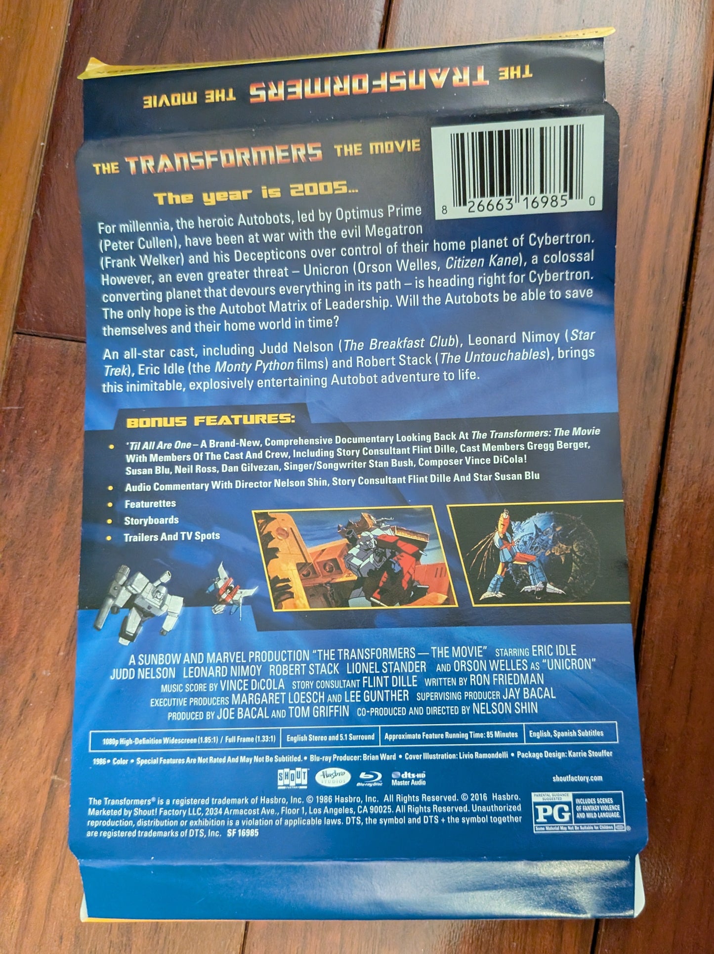 Transformers: The Movie Blu-Ray 30th Anniversary Steelbook