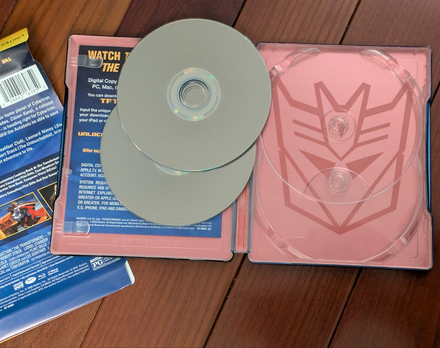Transformers: The Movie Blu-Ray 30th Anniversary Steelbook