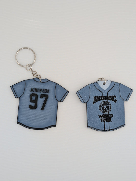 BTS Arirang World Tour Jersey Keychain, 3D Printed Kpop Bag Charm
