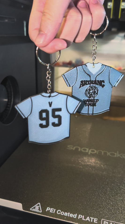 BTS Arirang World Tour Jersey Keychain, 3D Printed Kpop Bag Charm