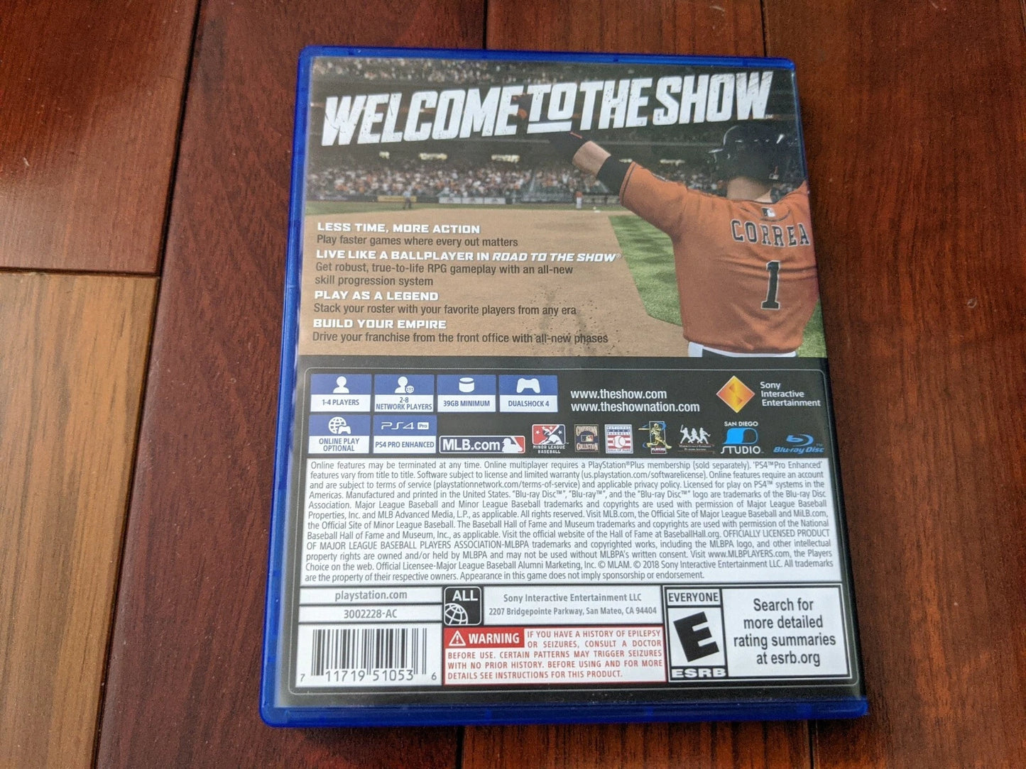 MLB The Show 18 (PlayStation 4, 2018) USED