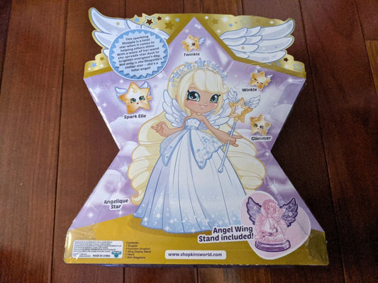 Shopkins ANGELIQUE STAR Special Edition Shoppies Doll With Wings Gold Star