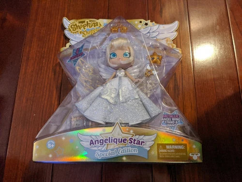 Shopkins ANGELIQUE STAR Special Edition Shoppies Doll With Wings Gold Star